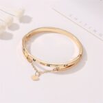 love roman bangle Love Roman Bangle Digital Tassel Peach Heart Temperament Wild