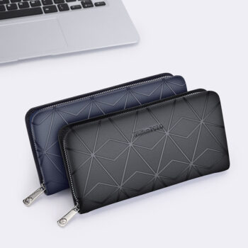 Men's Long Clutch Polyester Wallet - View 1