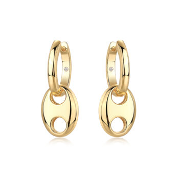 Beautiful - Set With Top-quality Moissanite Luxury And Fashionable Light Luxury Jewelry, Silver Stud Earrings S925 Silver Pla