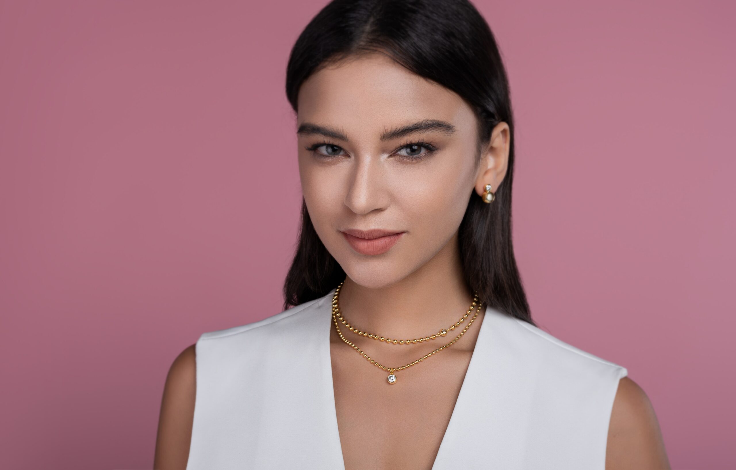 02317207-3582-4049-9ce6-39d42e2bdf1b 1-carat High-quality Morganite Gemstone-laden Luxurious And Fashionable Minimalist Trend Jewelry Silver Pendant Necklace With