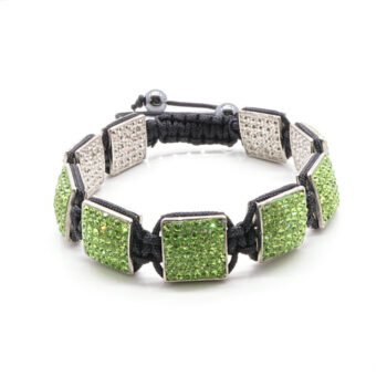 creativity blue square Fashion Creativity Blue Square Diamond Bangle Braided Tassel Exotic