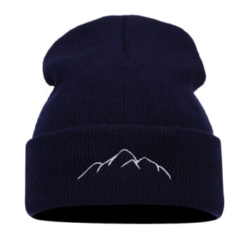 beanie hat Peak Embroidery Sleeve Cap Trendy Outdoor Fashion Personalized Warm Keeping Beanie Hat