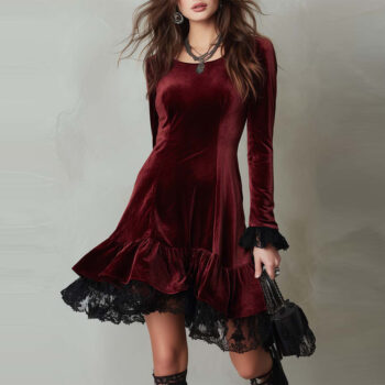 womens fashion patchwork - View 1