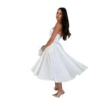 women dress Womens Fashion Solid-Color Casual Low-Cut Dress