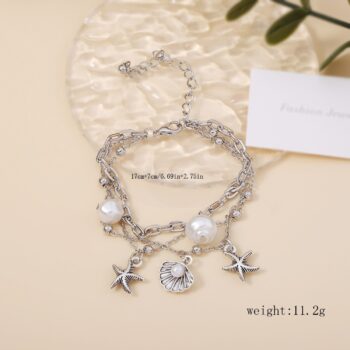 Cross-border Leisure Necklace And Bracelet Featuring Seashells And Marine Life For Vacation Fun - View 2