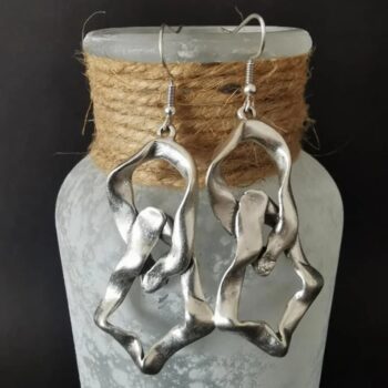 Simple Retro Irregular Earrings Creative Party - View 1