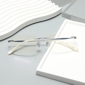 Lijia LJGOOD Pure Titanium Anti Blue Light Goggles Fashion Glasses 1816 - View 2