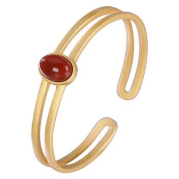 Women's Gilt Bangle Bracelet - View 1