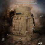 90L Heavy-Duty Large-Capacity Waterproof Dustproof Breathable Expedition Outdoor Travel Tactical Backpack - View 1