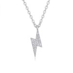 Set With Top-quality Moissanite, This Luxurious And Fashionable Light Luxury Trend Jewelry Necklace Pendant Is Made Of S925 S