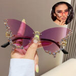 diamond butterfly sunglasses - View 1