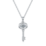 Set With Top-quality Moissanite, This Luxurious And Fashionable Light Luxury Trend Jewelry Necklace Pendant Is Made Of S925 S