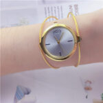 watch Retro Girls' Watch Round Single Steel Wire Bangle Watch