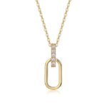 silver necklace - View 1