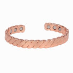 Red Copper Magnetic Bangle Open Bangle - View 1