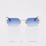 polygon frameless sunglasses - View 1