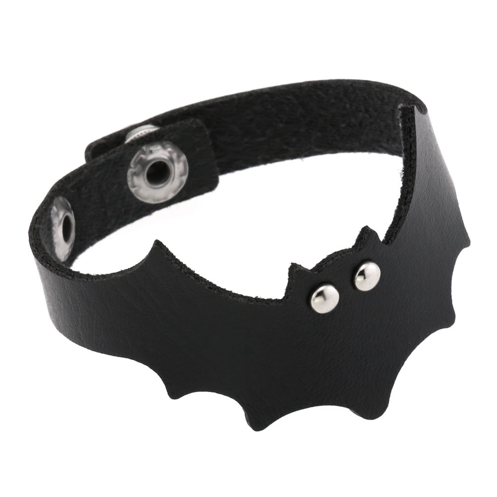 1725415137277513728 Bat Leather Sexy Bangle Bracelet - View 4