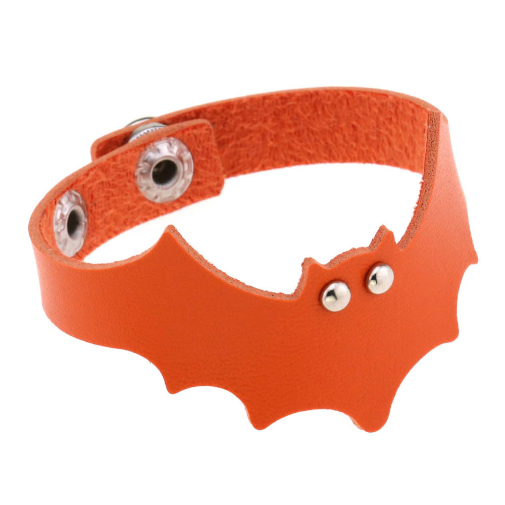 1725415137462063104 Bat Leather Sexy Bangle Bracelet - View 5