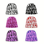 beanie hat Letter Beanie Hat For Men And Women Hip Hop Style Beanie Beanie Knitted Hat