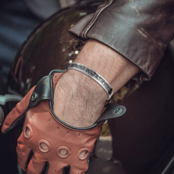 stainless steel bracelet Arabic Character Stainless Steel Opening Bangle Bracelet