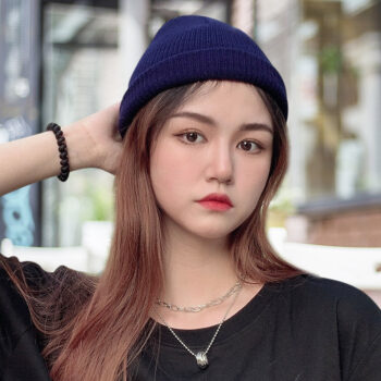 Knitted Korean Wool Hip-hop Street Yupi Toe Cap Beanie Hat - View 2