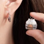 High End Plush Hamster Chestnut Simple And Versatile Earrings - View 1