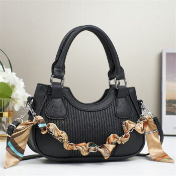 Elegant Braided Chain Handbag - Luxury Handmade Women's Crossbody Bag High-End Shoulder Bag With Polyester Lining - View 2