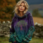 womens loose-fit digital-print