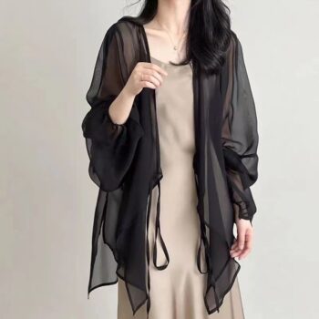 chinese-style sun-protective cardigan