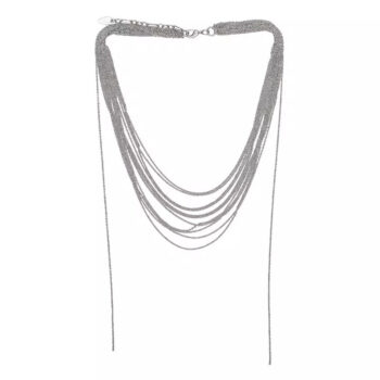 Shimmering Mult Layer Fashion Tassel Necklace - View 2
