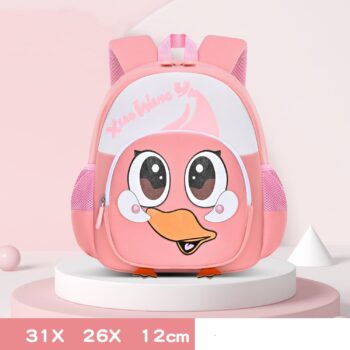 Trendy Duck-shaped Children's School Bag - Lightweight Ridge Large Capacity Breathable Portable Backpack - View 2