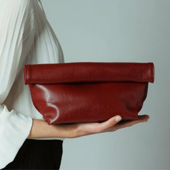 New Trendy Simple Curling Envelope Fashionable Elegant Clutch Bag For Women - View 1