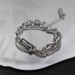 bracelet Niche Design Dark High-end Couple Titanium Steel Bracelet