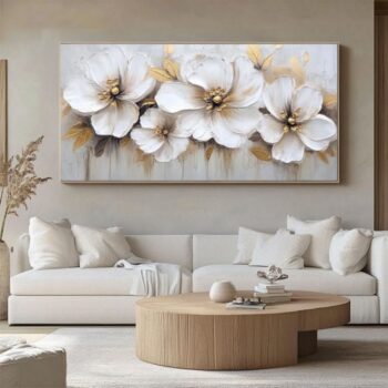 abstract flower painting