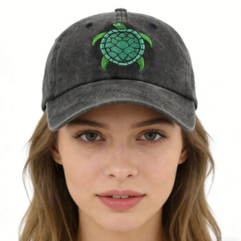 turtle hat 2pcs Sea Turtle Hat For Women Men, Funny Adjustable Embroidered Wild Animals Baseball Cap