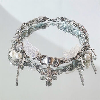 silver necklace - View 1