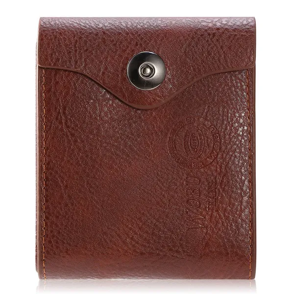 2195bb86-644f-4ebc-b9ed-c5b4137e0066 Men's Wallet PU Leather Bifold Purse Slim RFID Blocking Card Holder - View 3