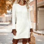 fringed dress