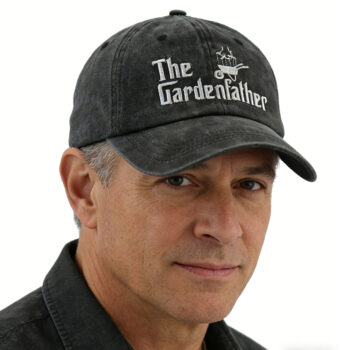 Black The Garden Father Hat For Men, Funny Adjustable Cotton Embroidered Gardeners Dad Baseball Cap - View 1