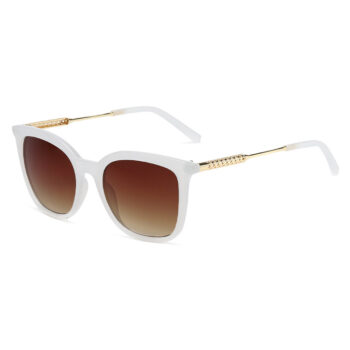 Womens Retro-Style Fashionable Metal Hollow-Out Sunglasses - View 2