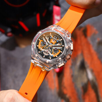 High-Grade Three-Dimensional Hollow Carved Luminous Quartz Watch - View 1