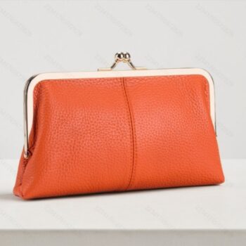 Ladies Purse- Orange -Blue- Grey- Red- Black - View 1