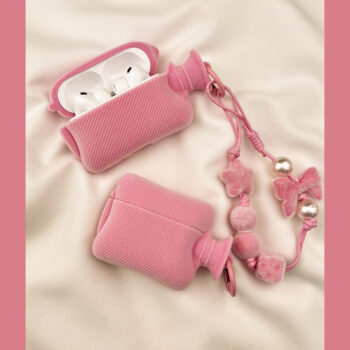 Creative Flocking Hot Water Bag Earphone Cover - View 2