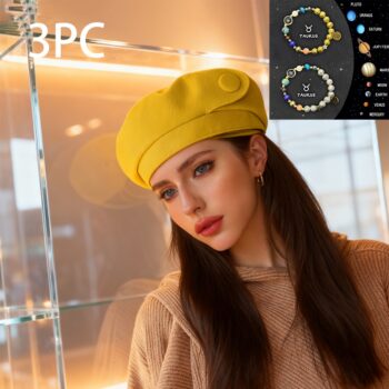 A British-style Casual Painter Hat That Is Versatile And Can Show Off Your Face - View 2