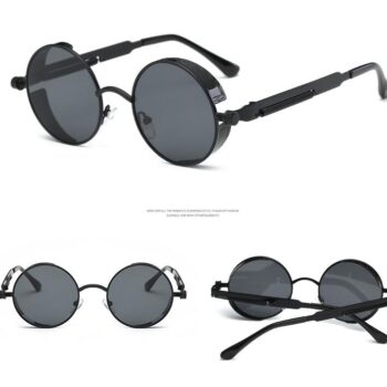 round metal sunglasses - View 1