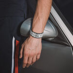 bracelet Row Cuspidal Spikes Rivet Stud Wide Cuff Leather Punk Gothic Rock Unisex Bangle Bracelet