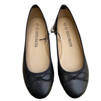Womens Flat Shoes With A Single Bow - View 2