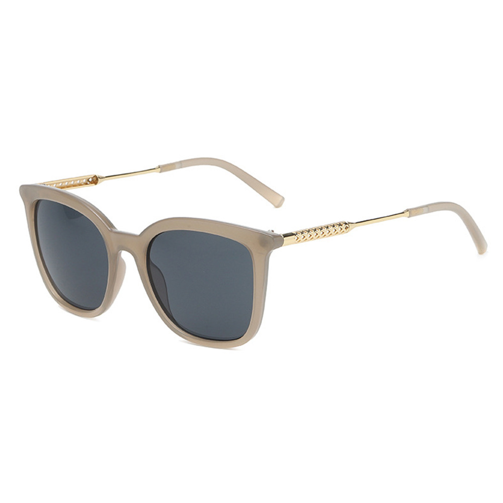 2b9681d5-2fe9-452a-b988-cd571fe5494e Womens Retro-Style Fashionable Metal Hollow-Out Sunglasses - View 3