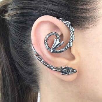 earrings Womens Retro Woven Dragon Earrings