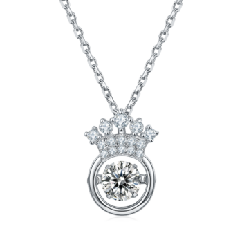 Set With Top-quality Moissanite, This Luxurious And Fashionable Light Luxury Trend Jewelry Necklace Pendant Is Made Of S925 S